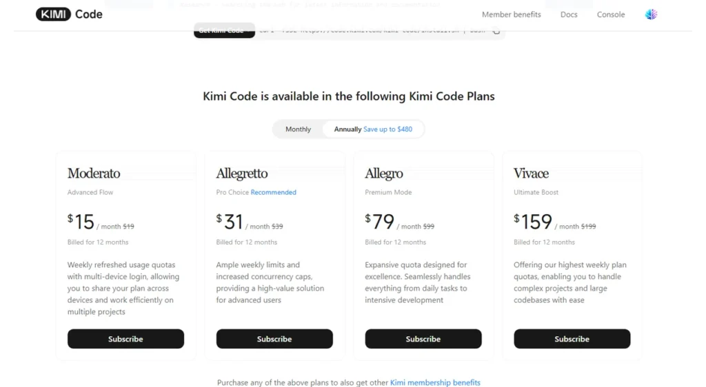 Plans Kimi K2.7 Code vs Claude Opus 4.8