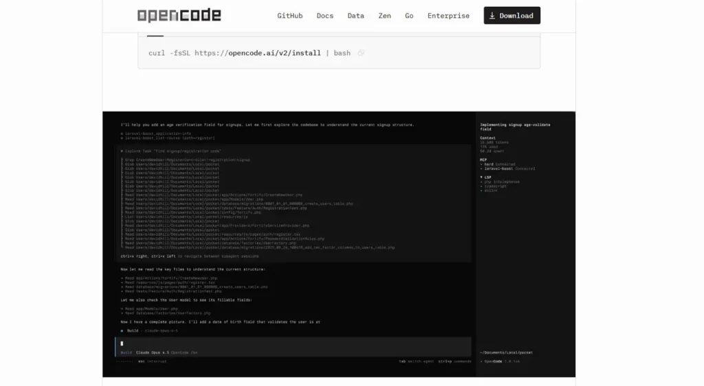 Quick Summary OpenCode AI