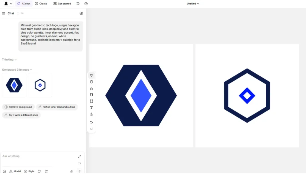 Recraft AI as a Free AI SVG Converter